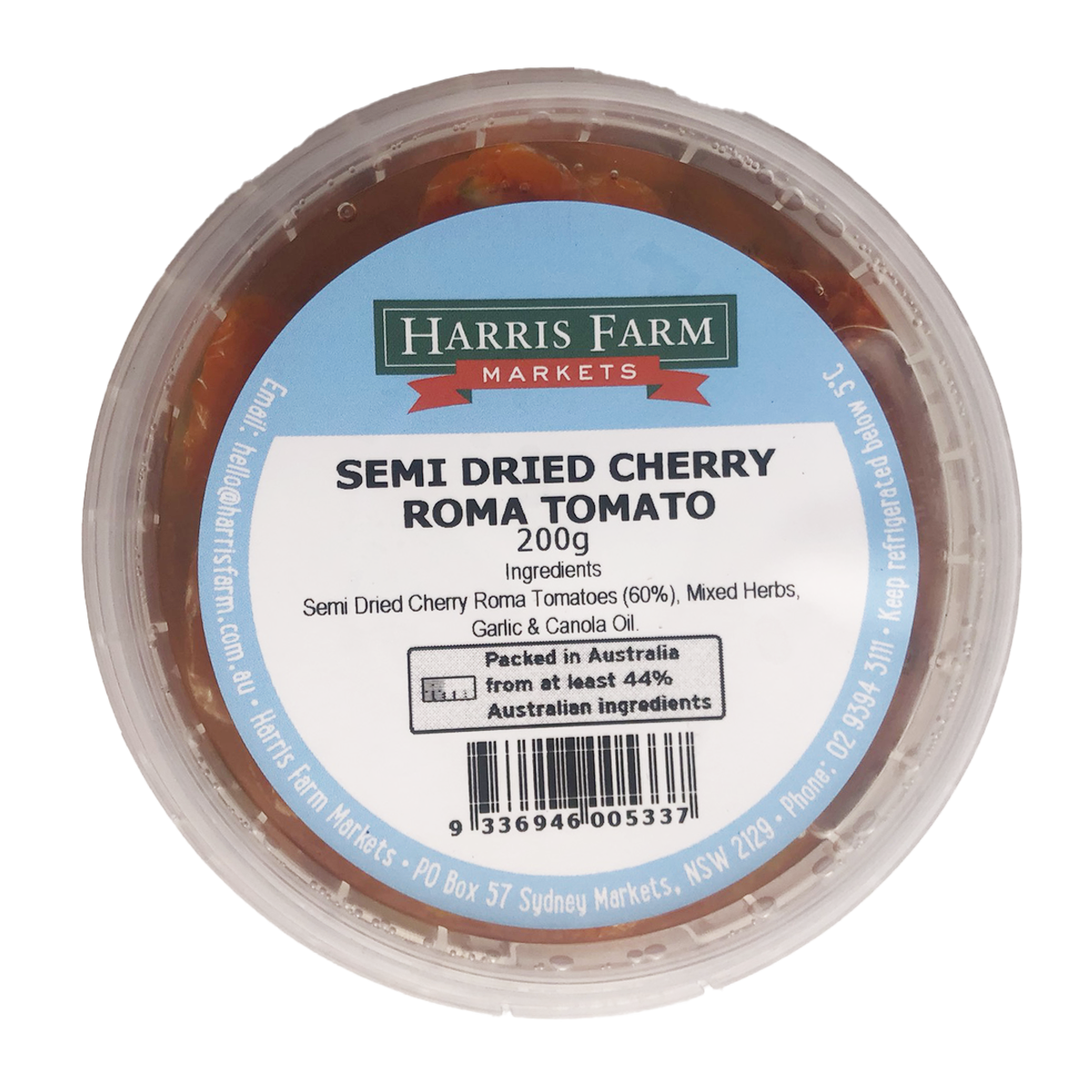 Harris Farm Semi Dried Cherry Roma Tomato 200g