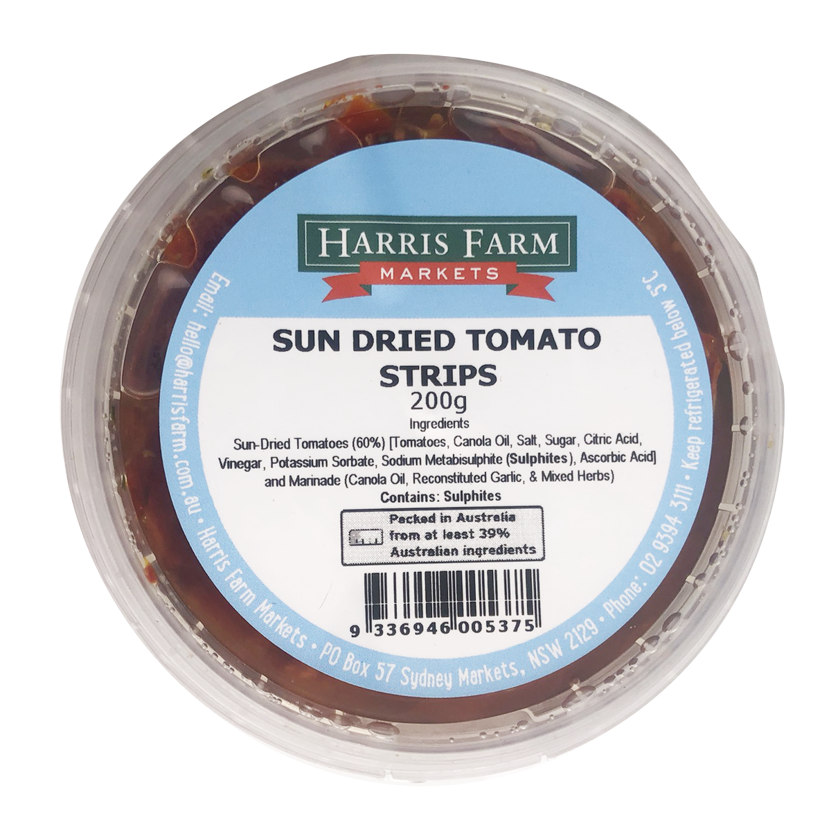 Harris Farm Sun Dried Tomato Strips 200g