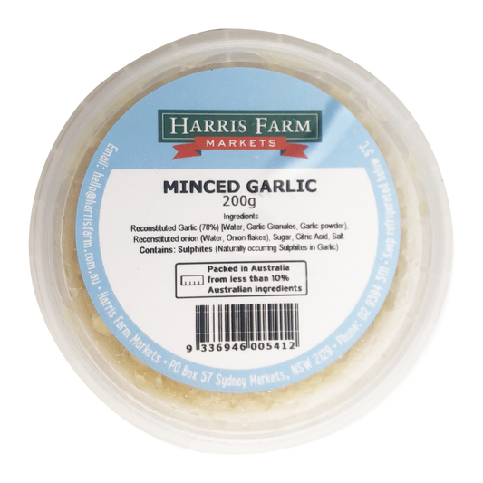 Harris Farm Minced Garlic 200g