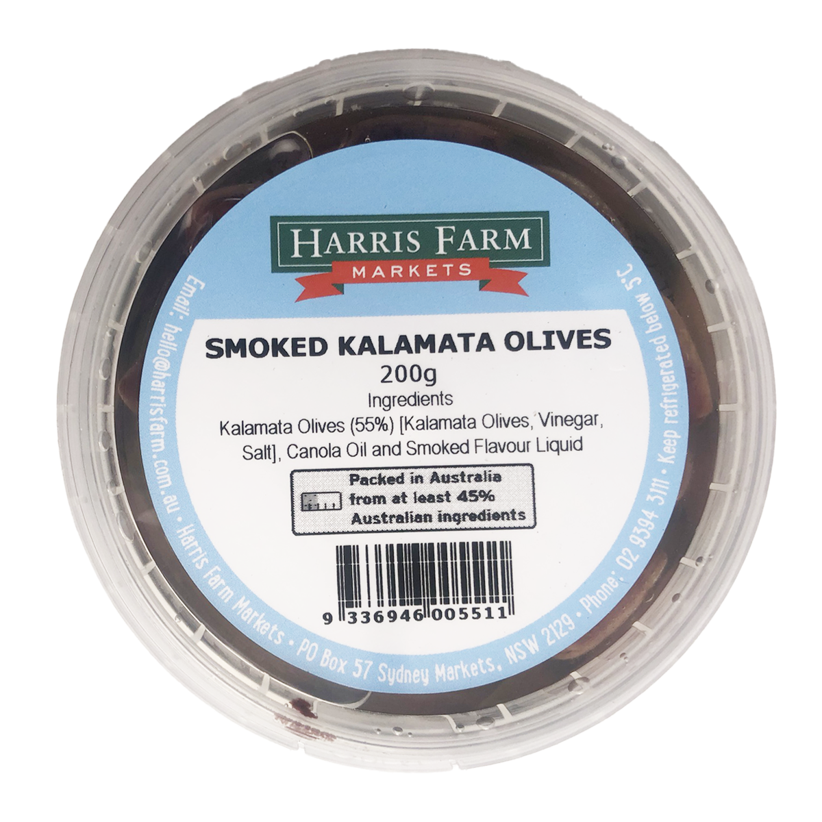 Harris Farm Smoked Kalamata Olives 200g