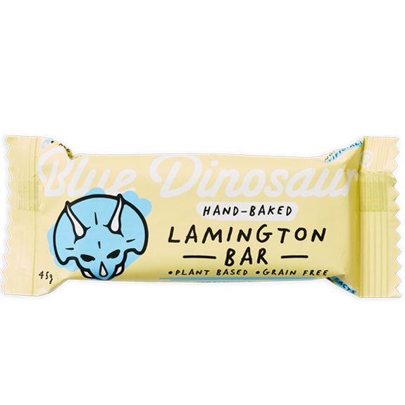 Blue Dinosaur Lamington Paleo Bar | Harris Farm Online