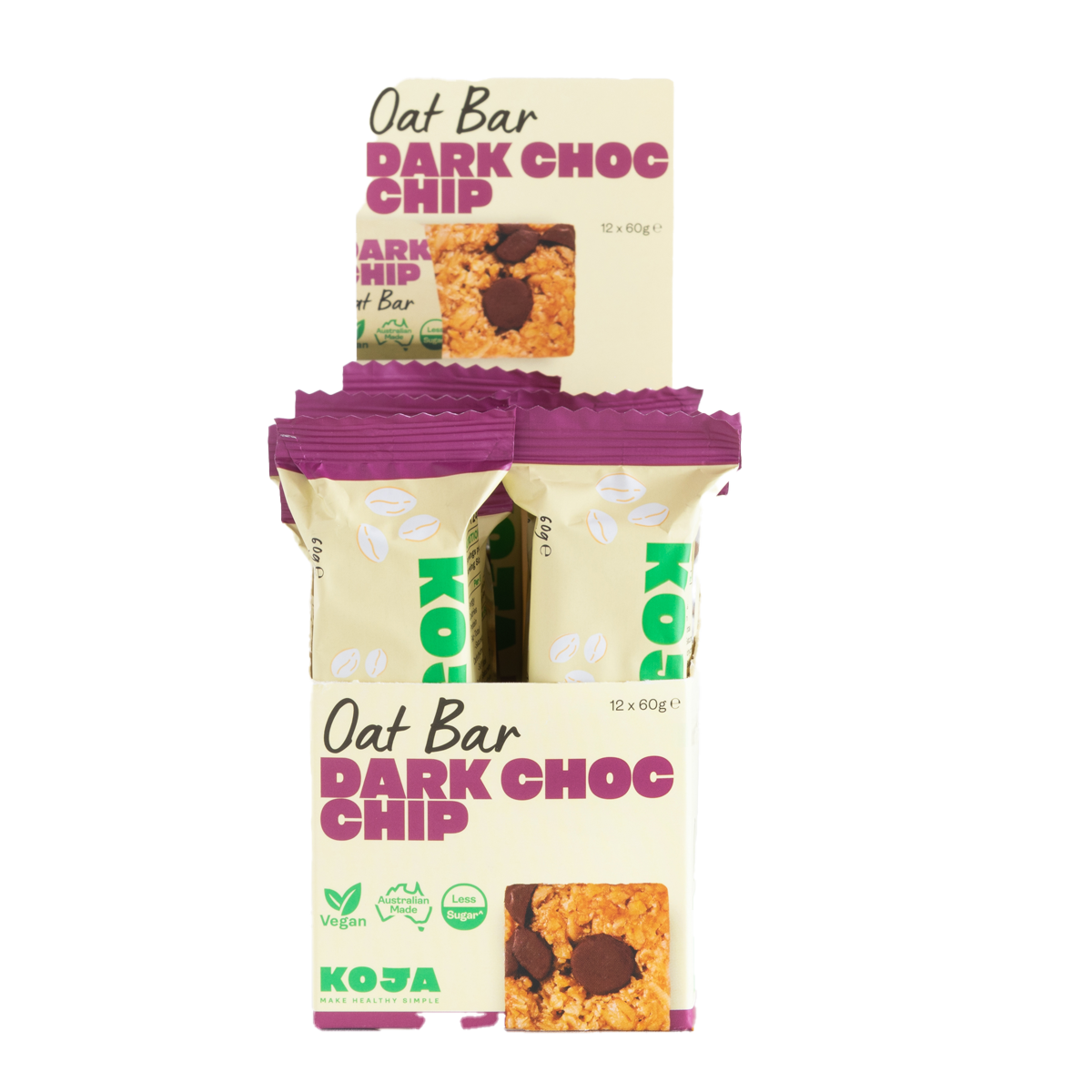 Koja Oat Bar Dark Choc Chip 60g