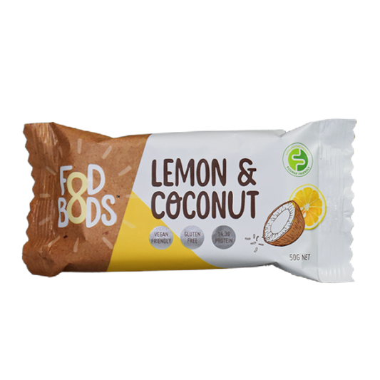 Fodbods Lemon Coconut Protein Bar 50g