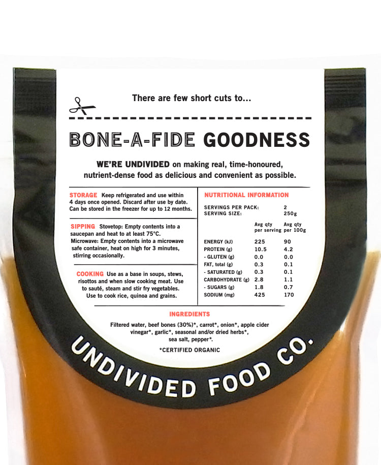 Good Bones Organic Beef Bone Broth 500ml