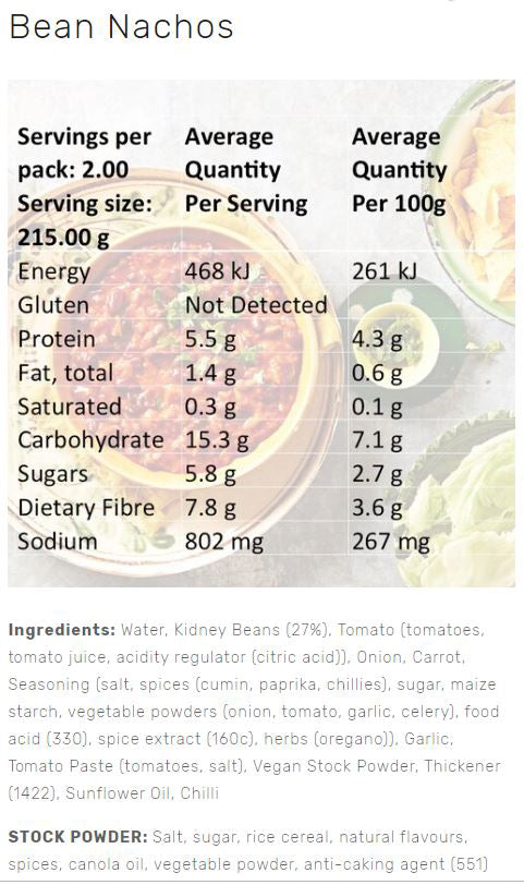 Vegan Made Easy Classic Bean Nachos 430g