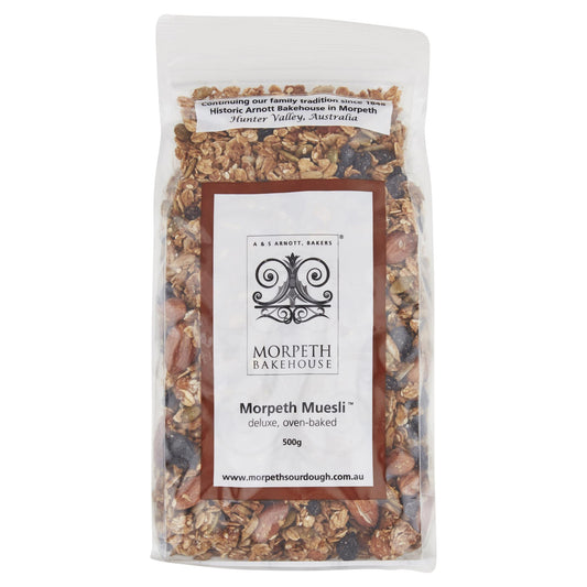 Morpeth Muesli Deluxe 500g , Grocery-Cereals - HFM, Harris Farm Markets
 - 1