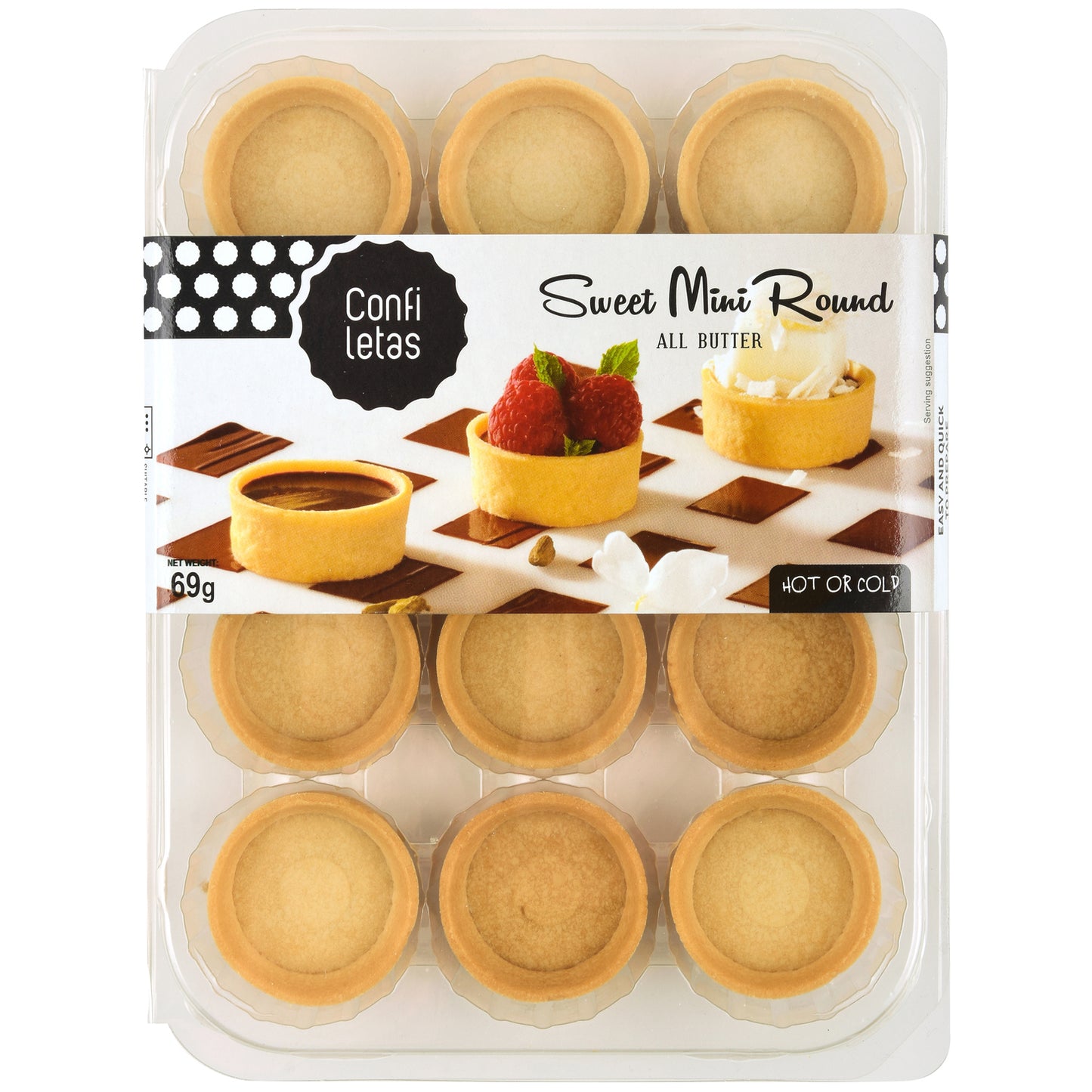 Confiletas Sweet Mini Round Tarts | Harris Farm Online