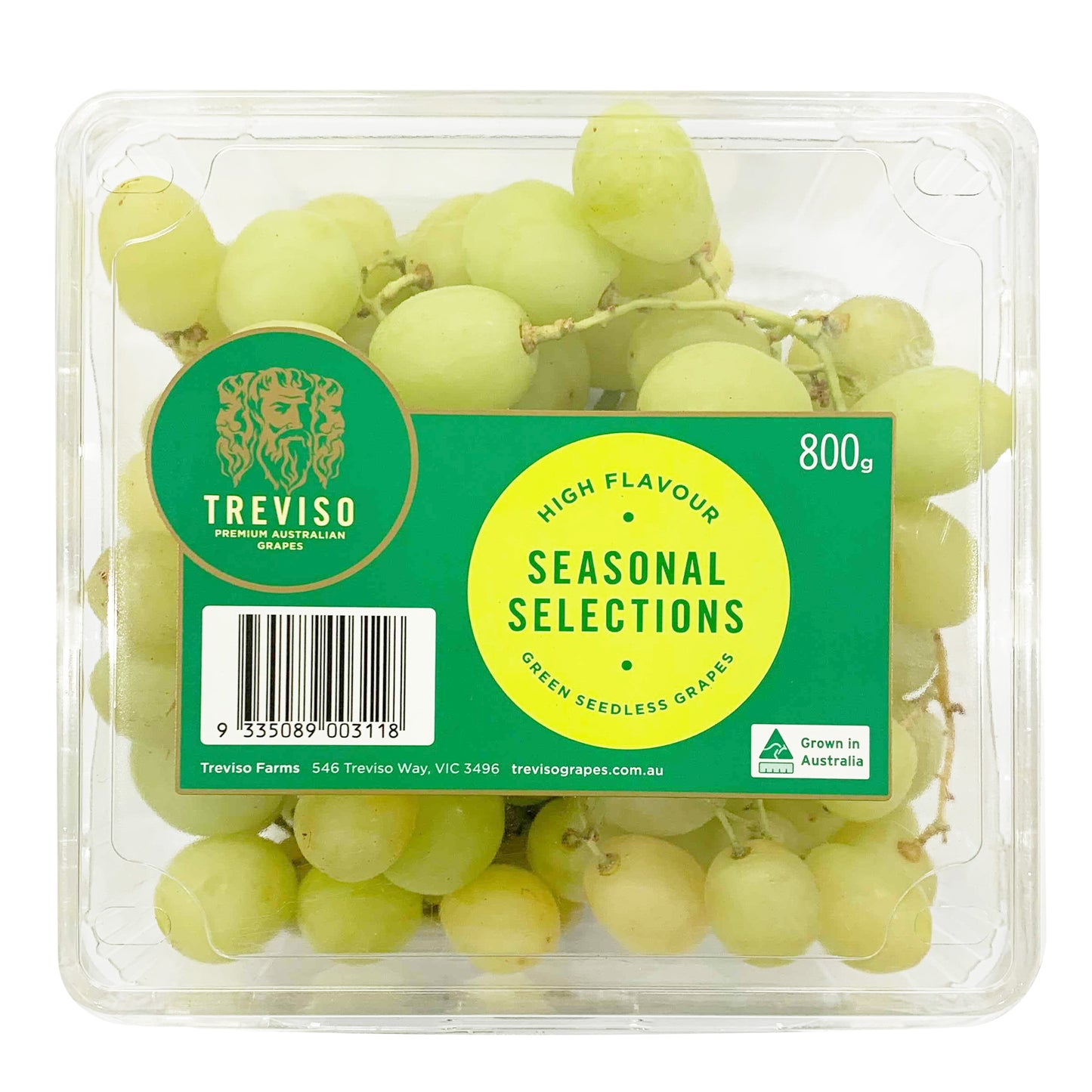 Grapes White Seedless 500g