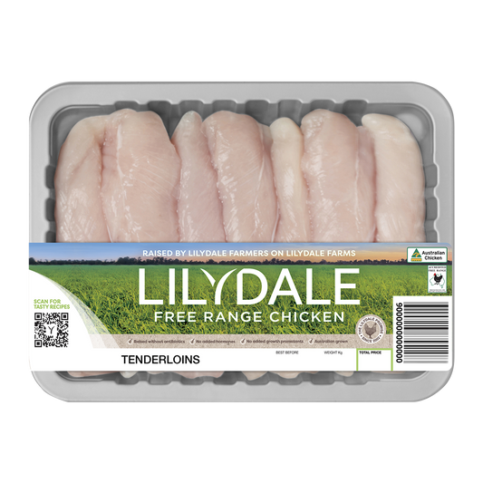 Lilydale Free Range Chicken Tenderloin 400-500g