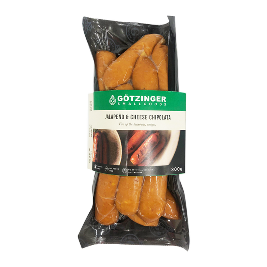 Gotzinger Jalapeno with Cheese Chipolata 300g