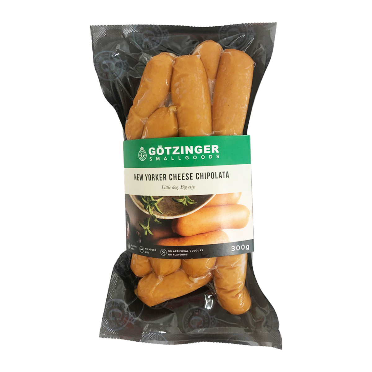 Gotzinger New Yorker with Cheese Chipolata 300g