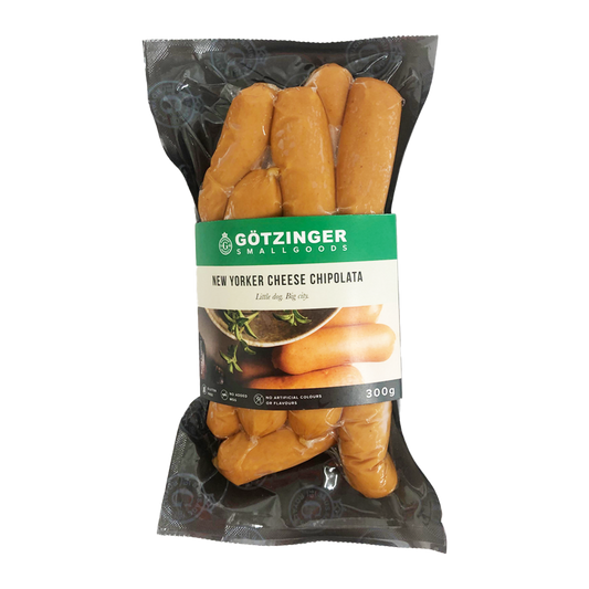 Gotzinger New Yorker with Cheese Chipolata 300g