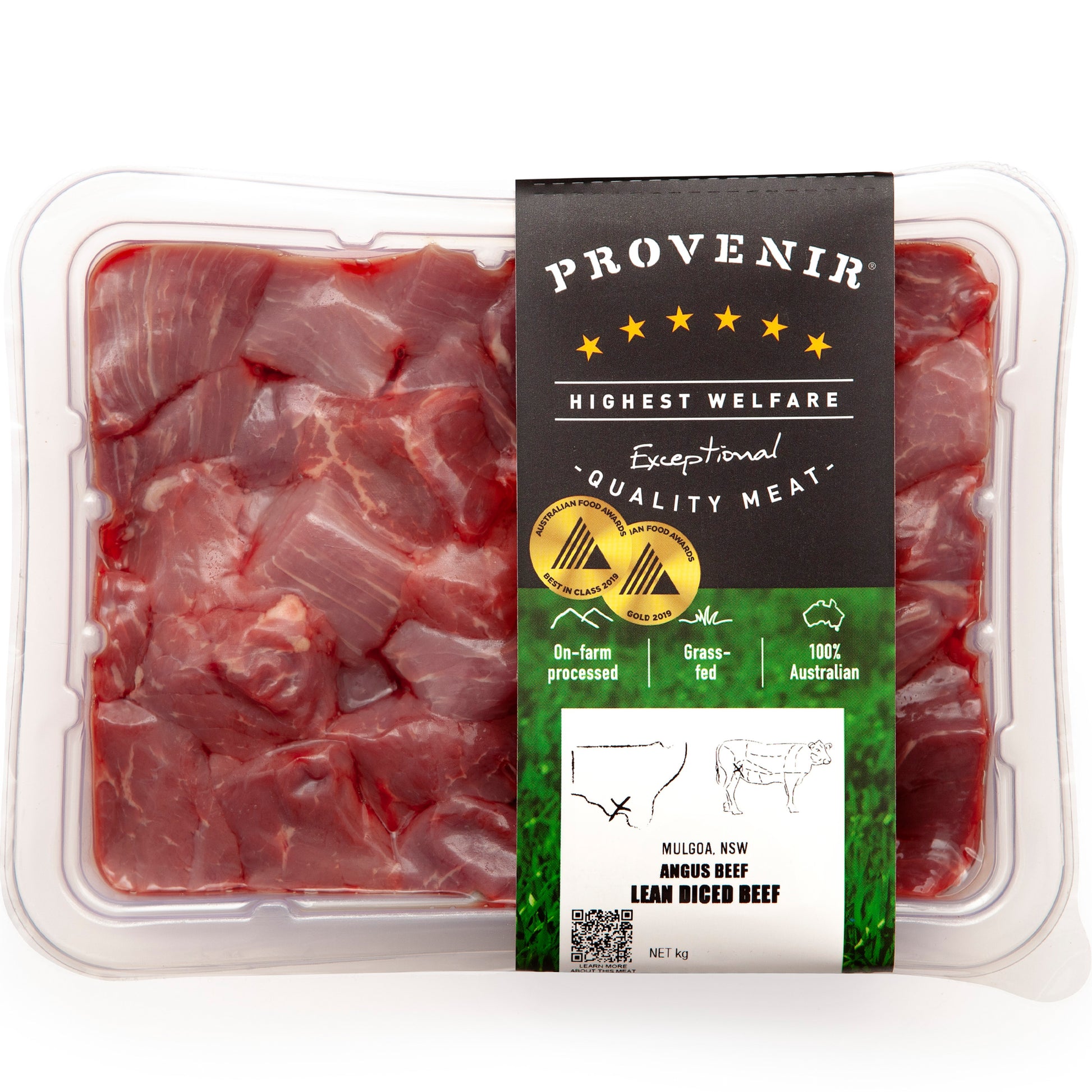 Provenir Lean Diced Angus Beef | Harris Farm Online