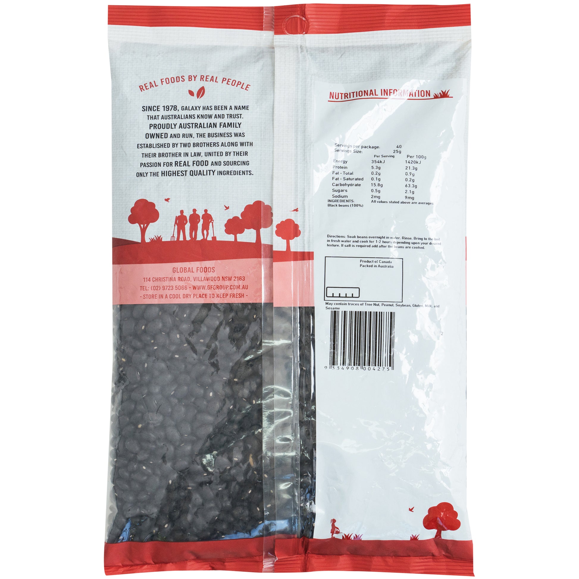 Galaxy Black Beans | Harris Farm Online