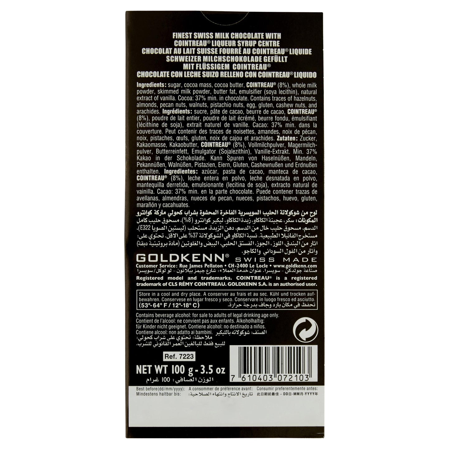 Goldkenn Chocolate Cointreau 100g , Grocery-Confection - HFM, Harris Farm Markets
 - 2