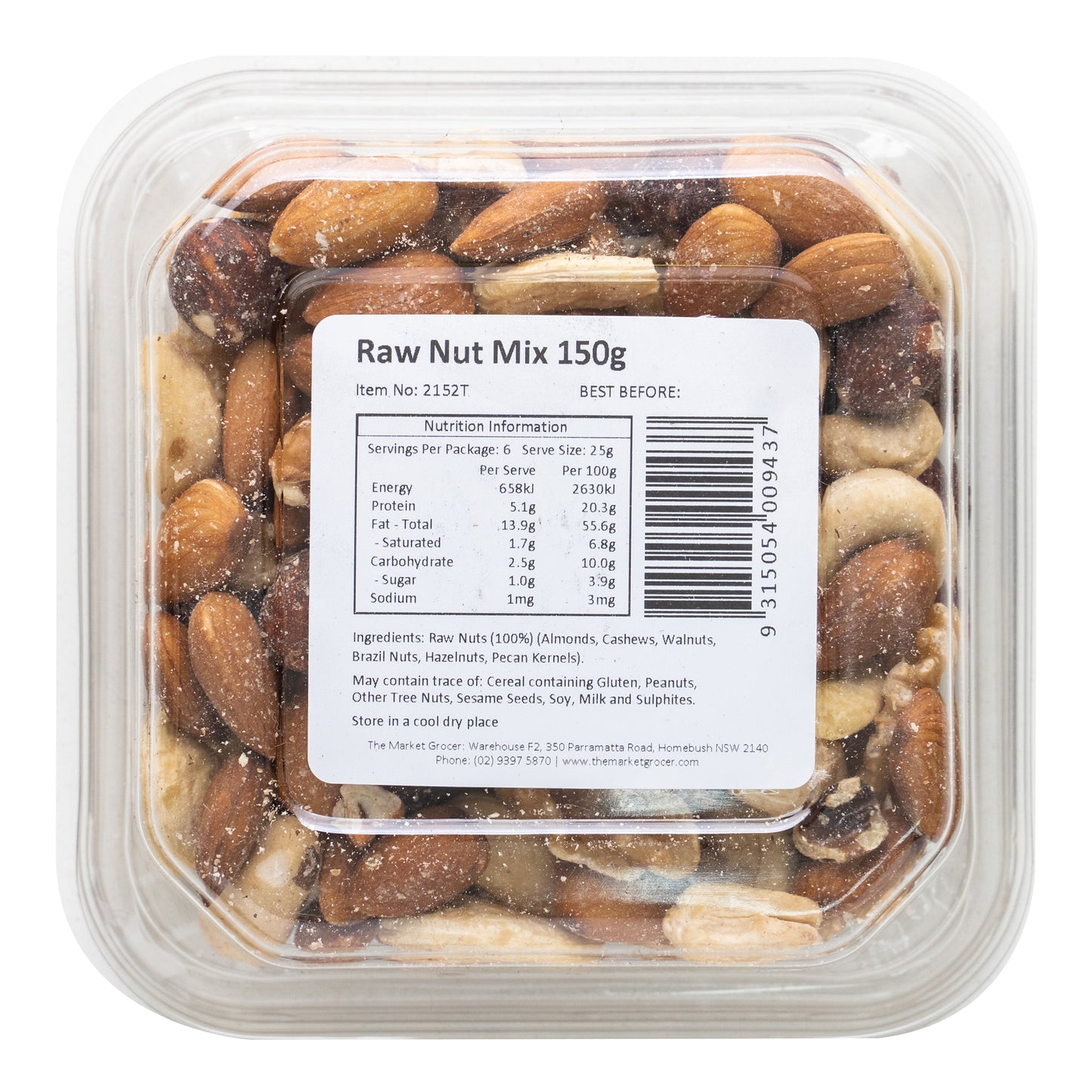 The Market Grocer Nut Mix Raw | Harris Farm Online