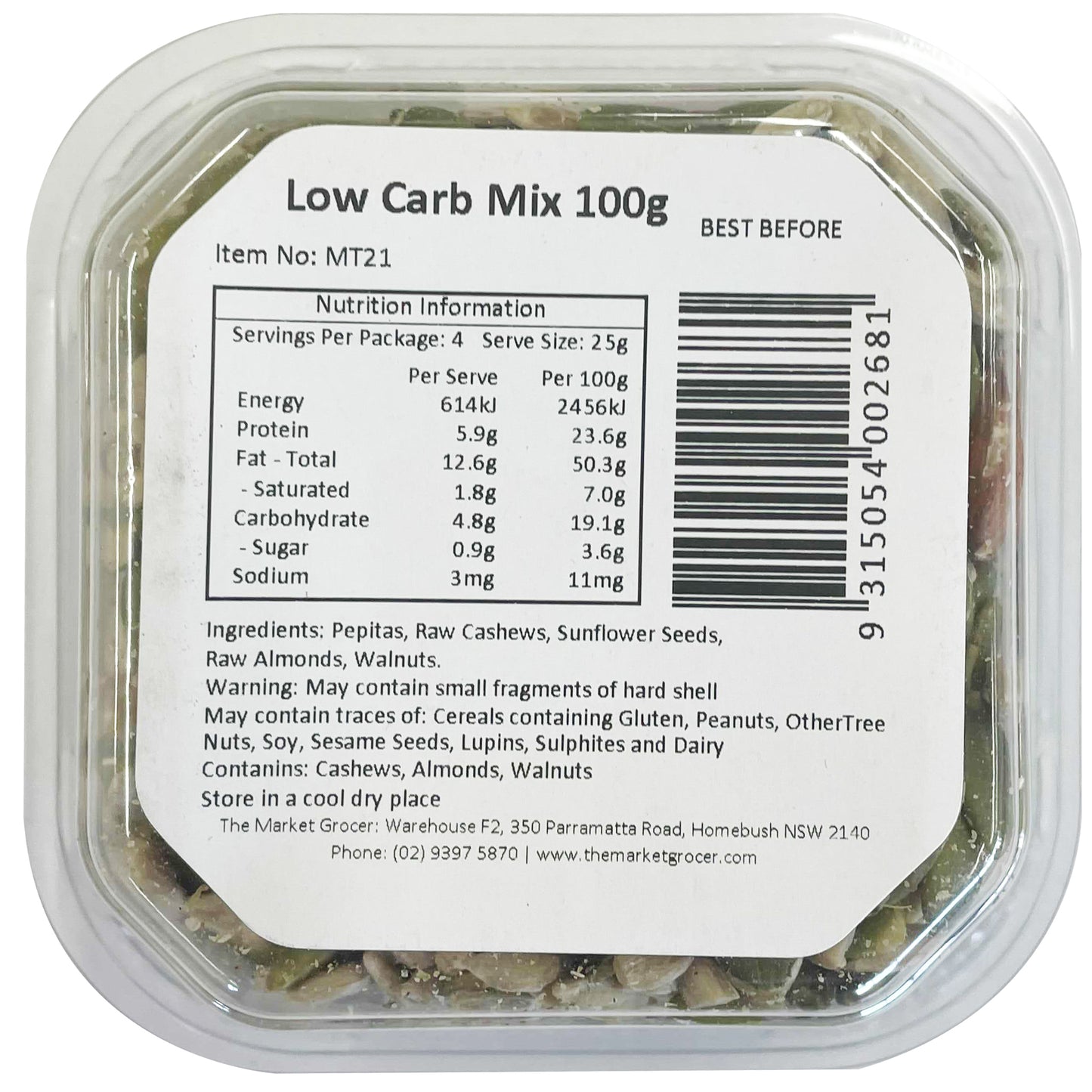 The Market Grocer Low Carb Mix | Harris Farm Online