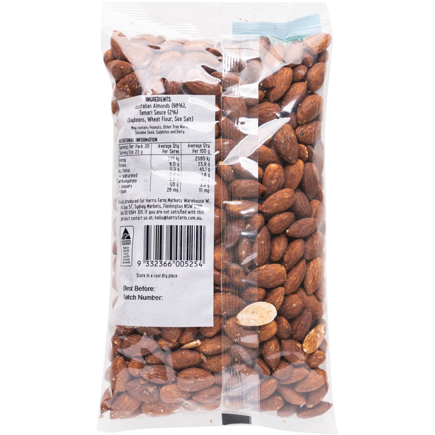 Harris Farm Almonds Tamari | Harris Farm Online