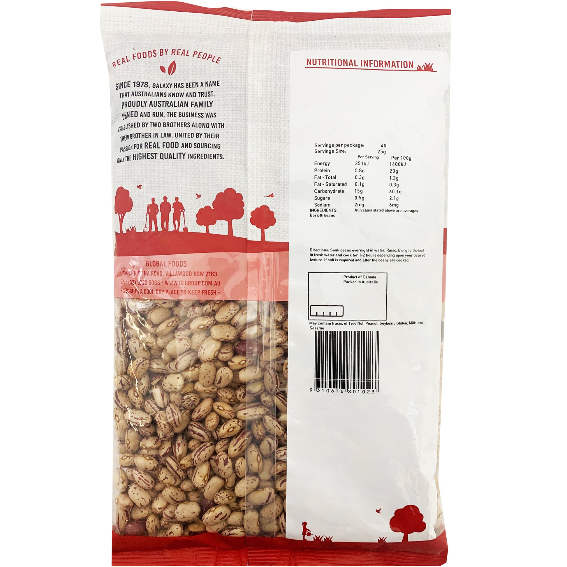 Galaxy - Borlotti Beans | Harris Farm Online