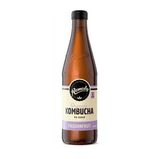 Remedy Organic Kombucha Passionfruit 330ml