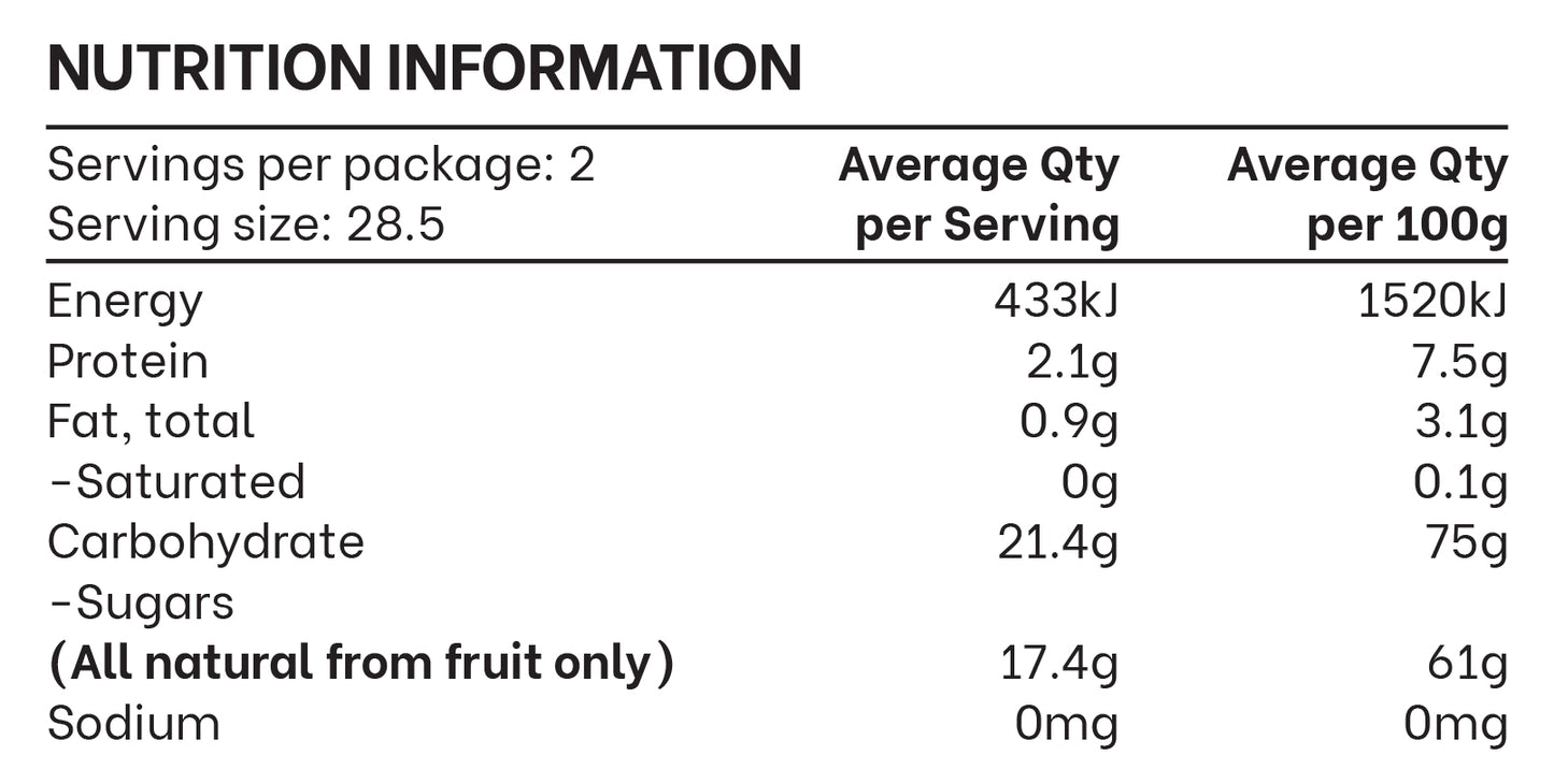 Mareeba Orchards Dried Red Dragon Fruit 57g