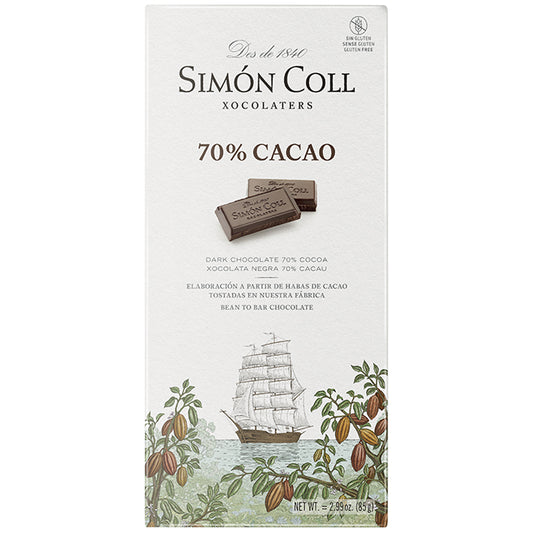 Simon Coll 70% Dark Chocolate | Harris Farm Online