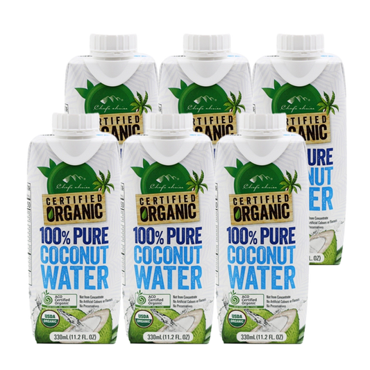 Chefs Choice Organic Coconut Water 6x330ml