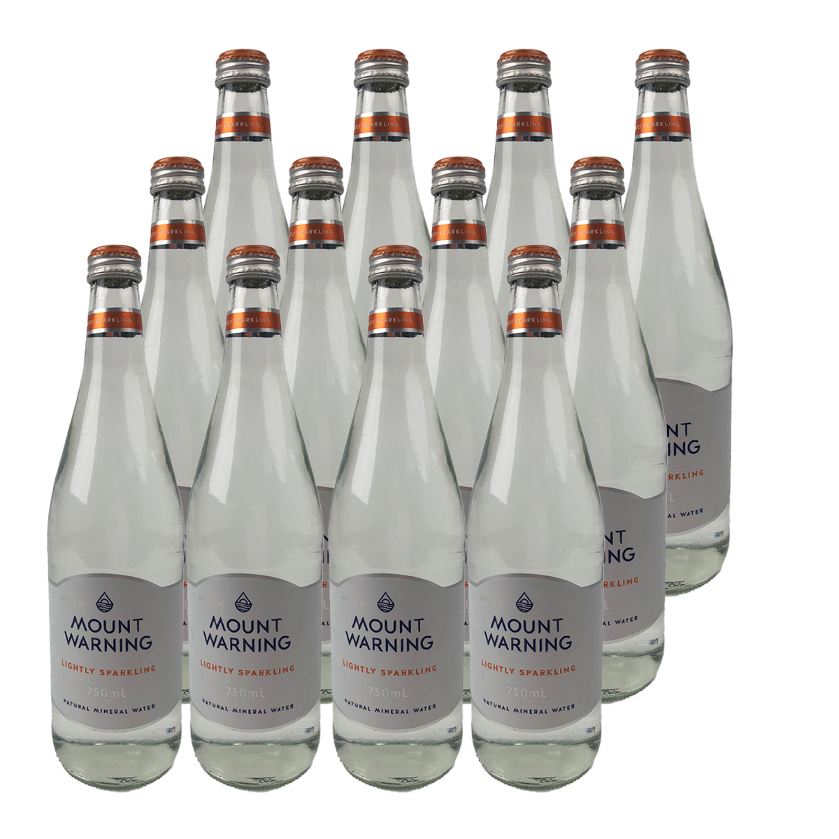 Mount Warning Sparkling Mineral Water Case 12x750ml