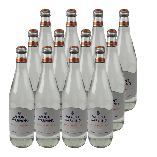 Mount Warning Sparkling Mineral Water Case 12x750ml