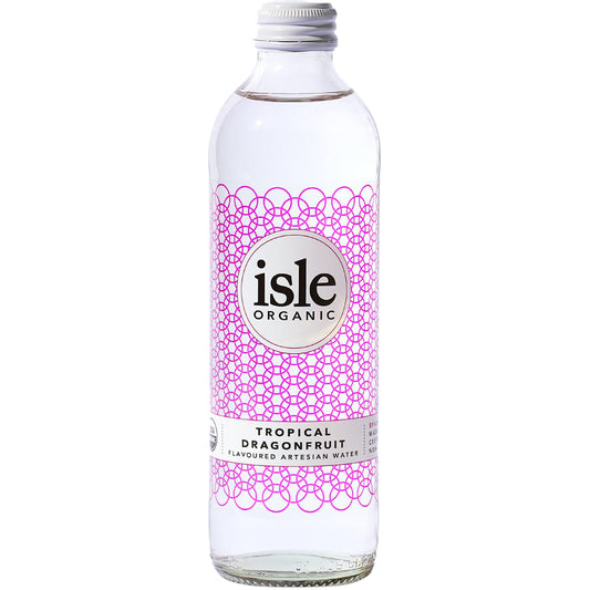 Isle Organic Sparkling Artesian Water Tropical Dragonfruit | Harris Farm Online