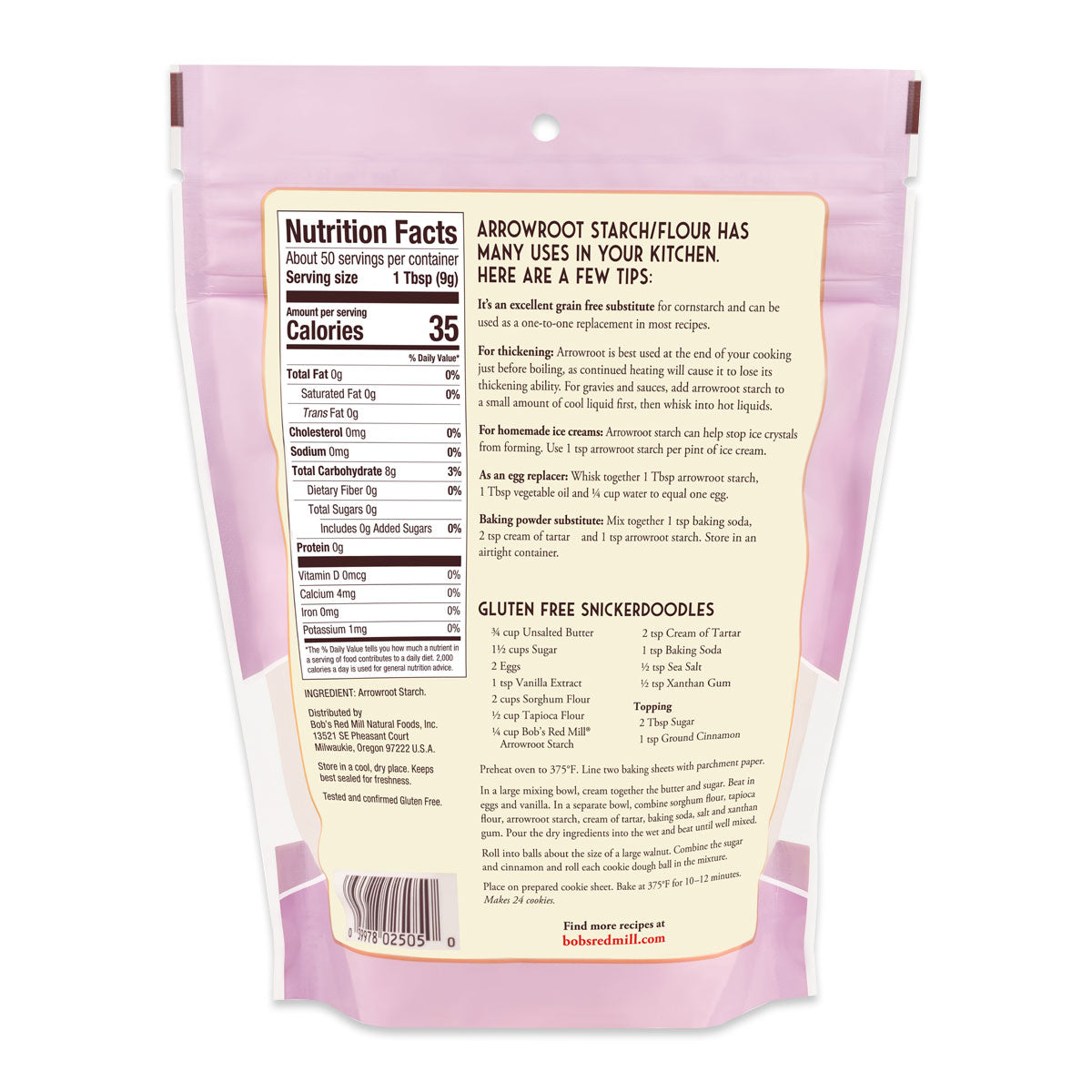 Bob's Red Mill Arrowroot Starch 453g | Harris Farm Online