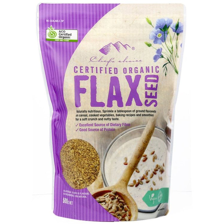 Chef's Choice Organic Flaxseed | Harris Farm Online