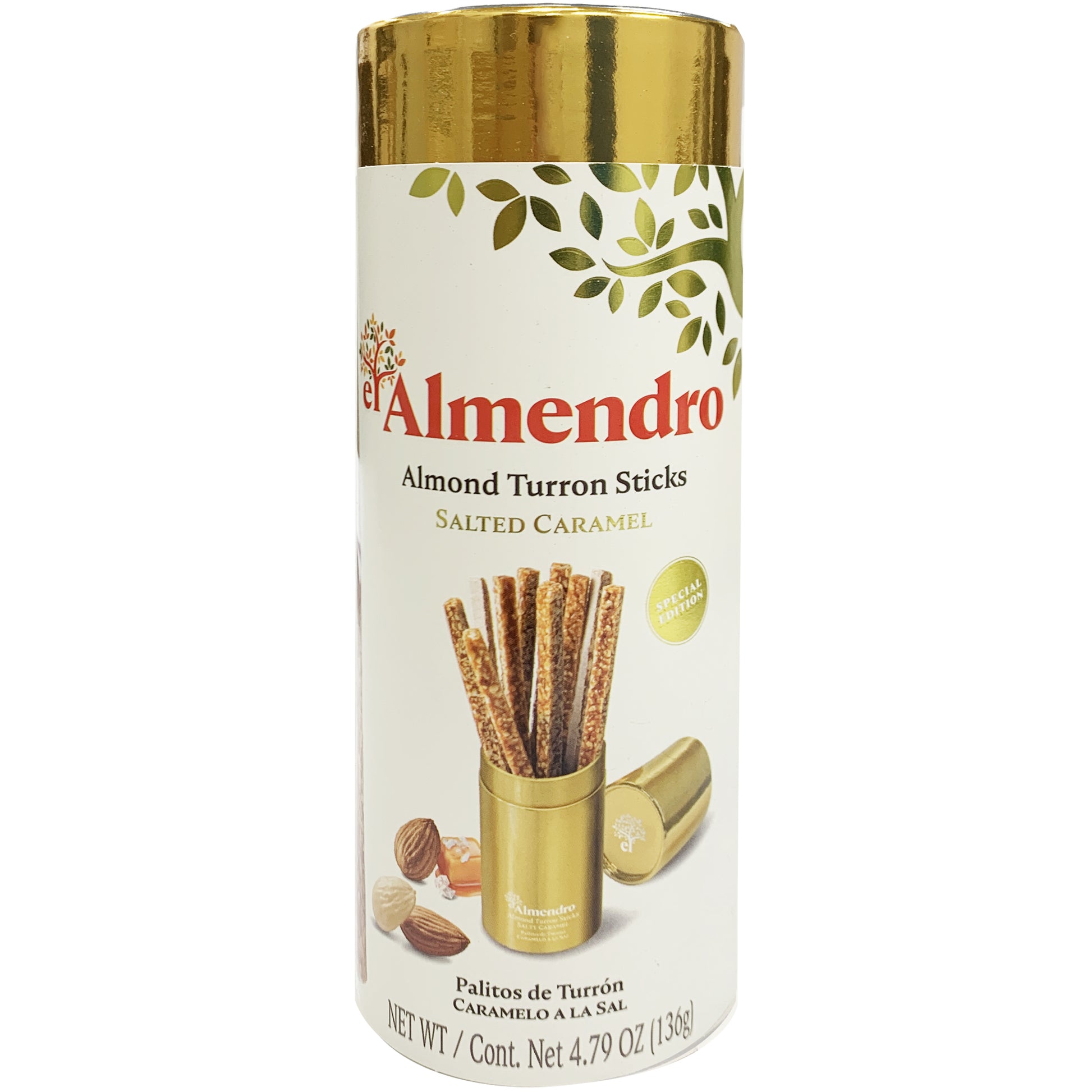 El Almendro Almond Turron Salted Caramel Sticks Traditional 136g | HARRIS fARM oNLINE