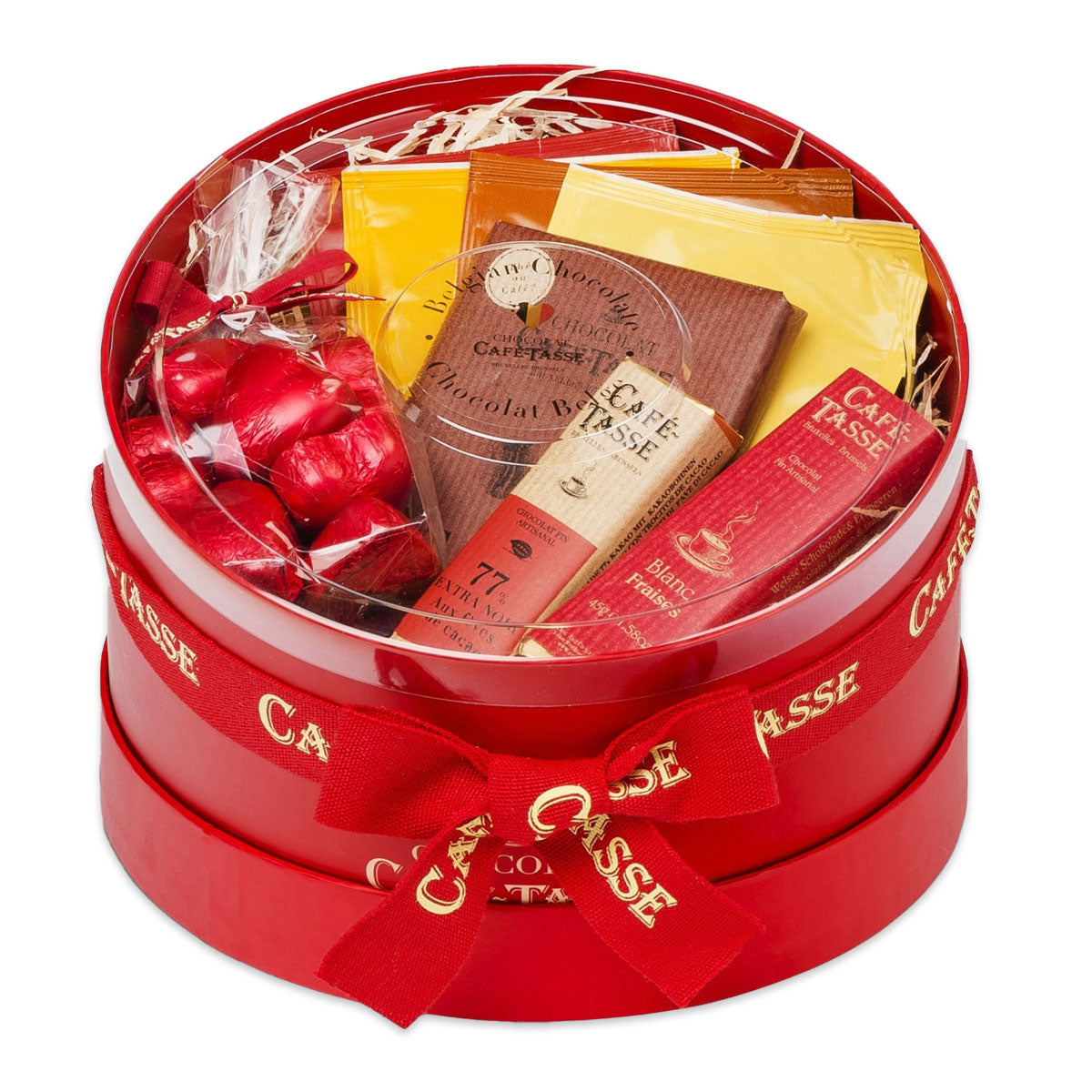 Cafe Tasse Red Hat Box Mother's Day Hamper | Harris Farm Online