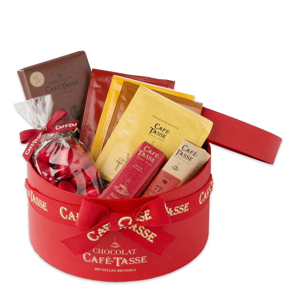 Cafe Tasse Red Hat Box Mother's Day Hamper | Harris Farm Online