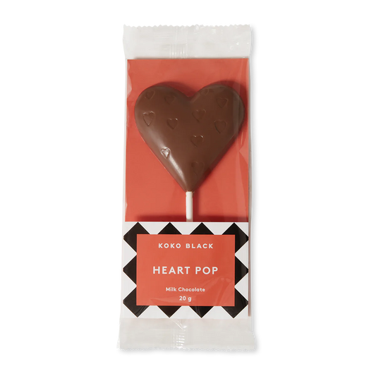 Koko Black Heart Pop Milk Chocolate 20g