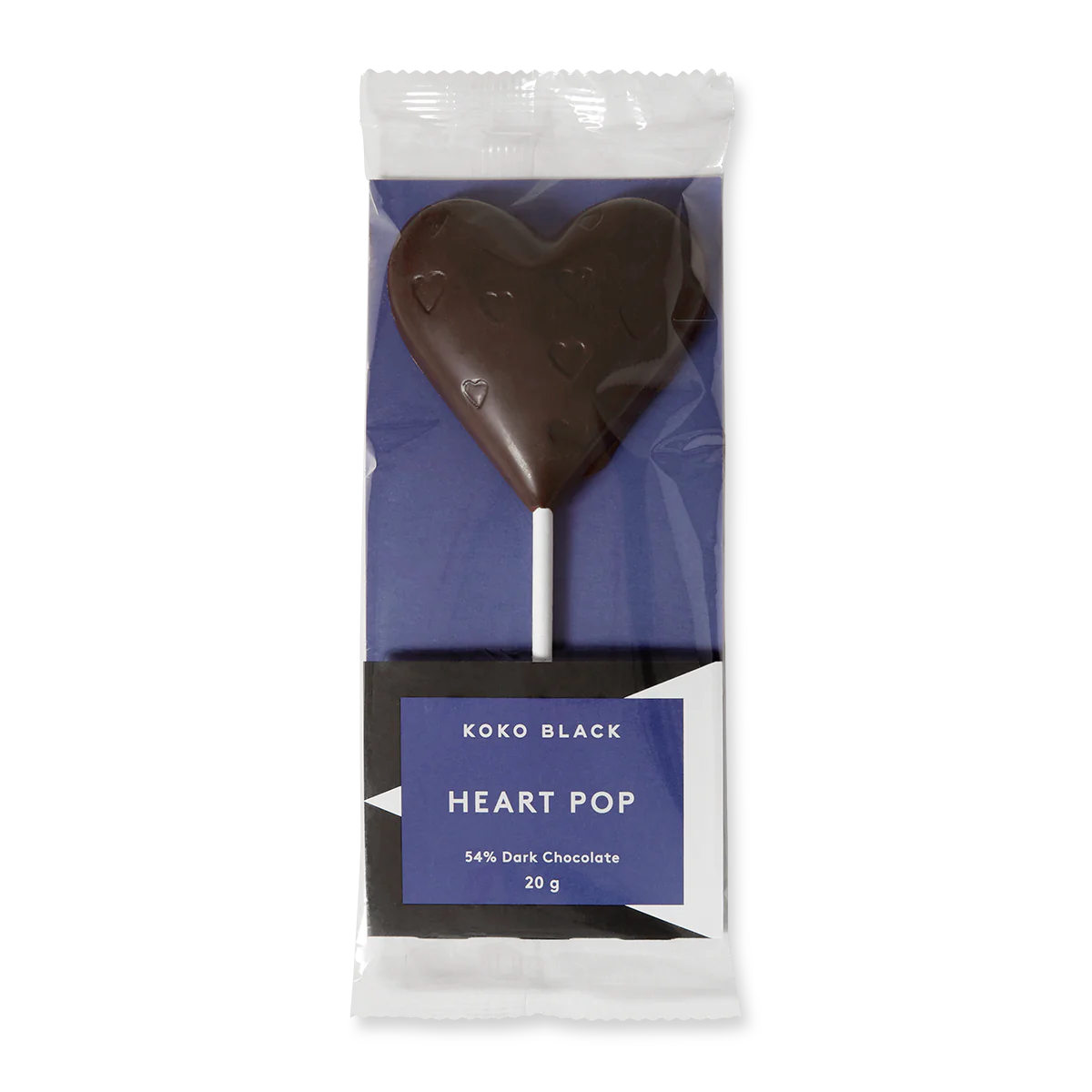 Koko Black Heart Pop Dark Chocolate 20g