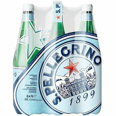 San Pellegrino Sparkling Natural Mineral Water 6 x 1l | Harris Farm Online