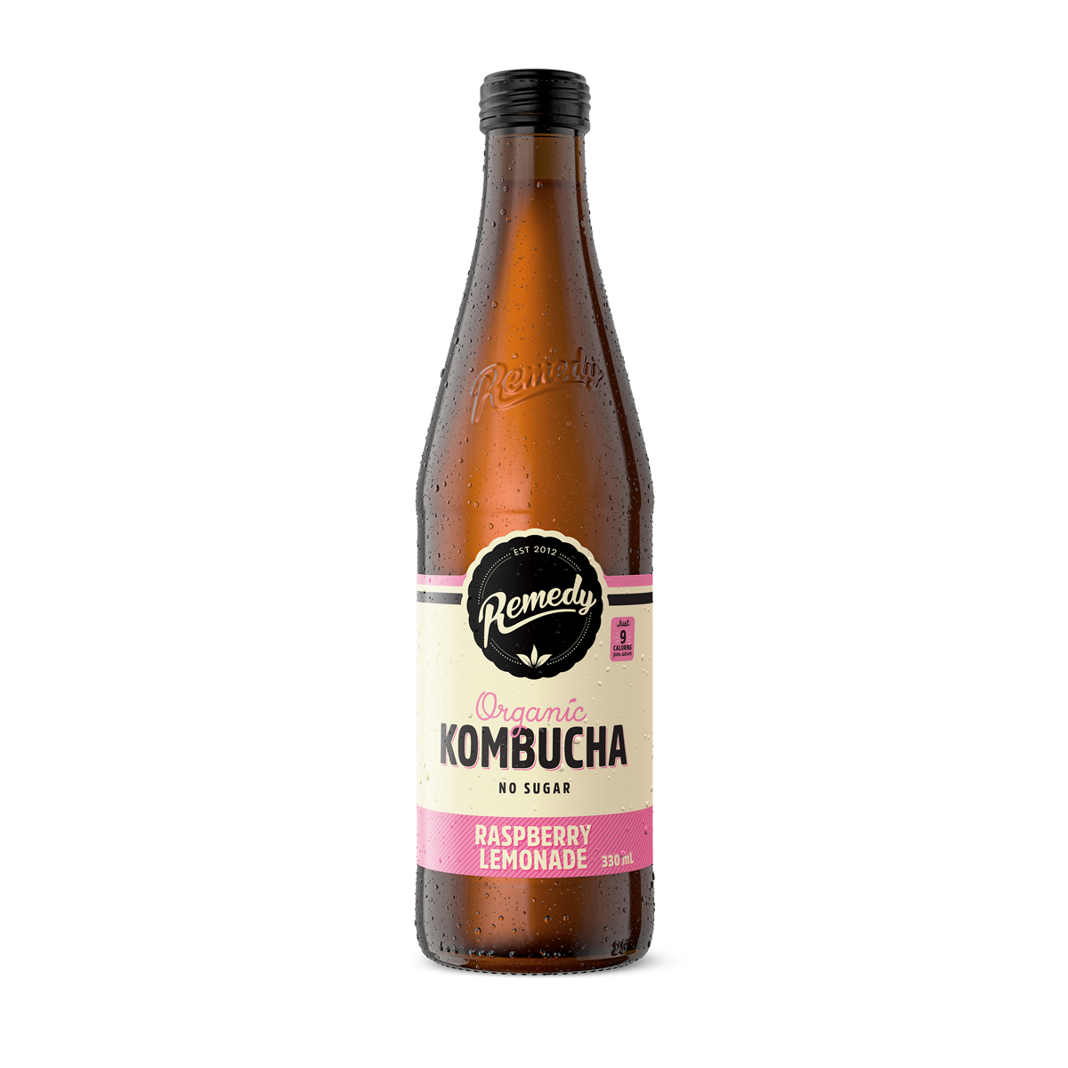 Remedy Drinks Organic Kombucha Raspberry Lemonade 330ml