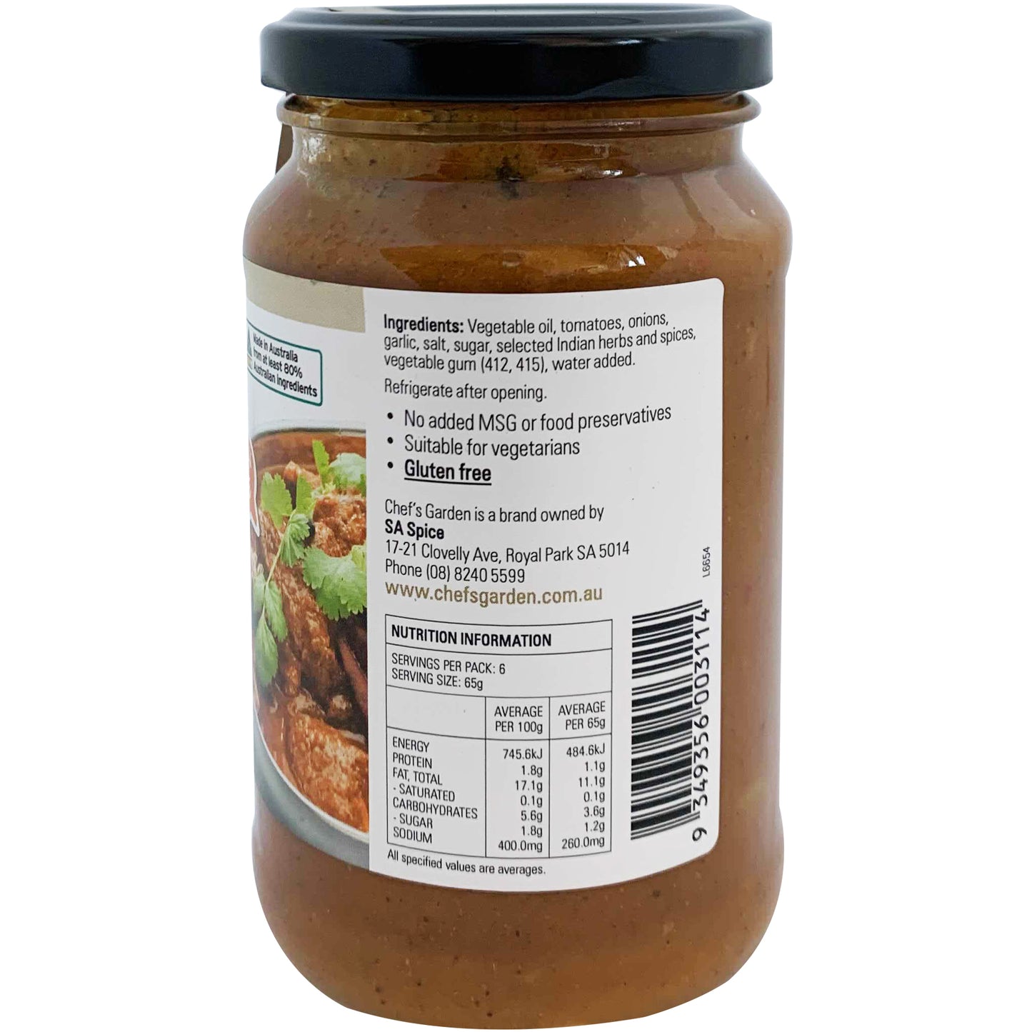 Chef's Garden Tikka Masala Curry Sauce | Harris Farm Online