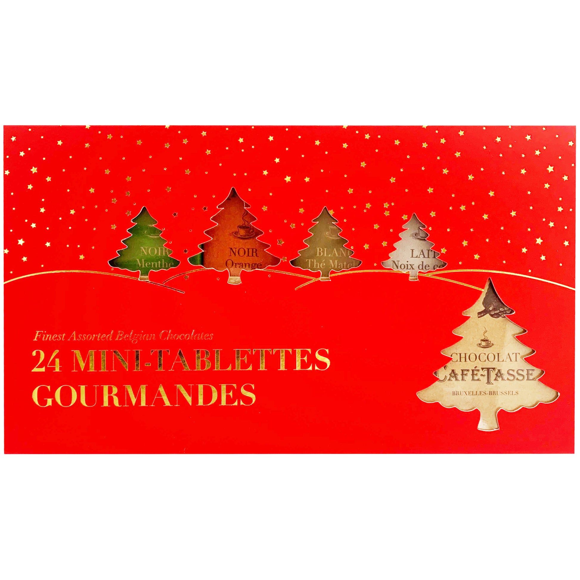 Cafe Tasse Assorted Chocolate 24 Mini Tablettes Gourmandes Gift Box | Harris Farm Online