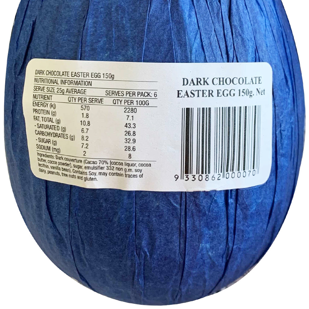 Kennedy and Wilson Dark Chocolate Easter Egg | Harris Farm Online