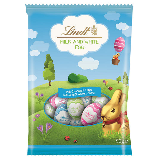 Lindt Milk and White Chocolate Eggs | Harris Farm Online