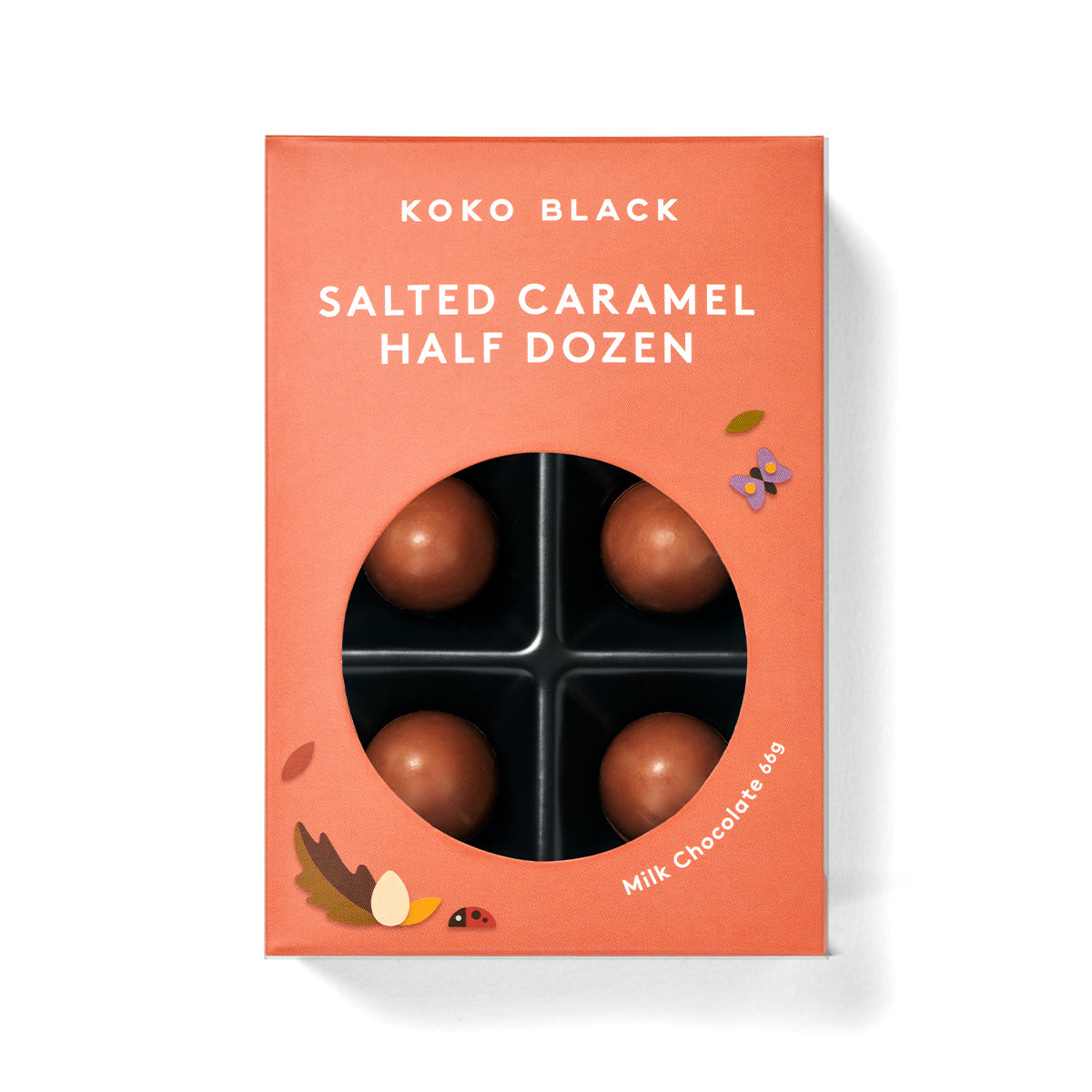 Koko Black Salted Caramel Half Dozen Milk Chocolate Eggs | Harris Farm Online