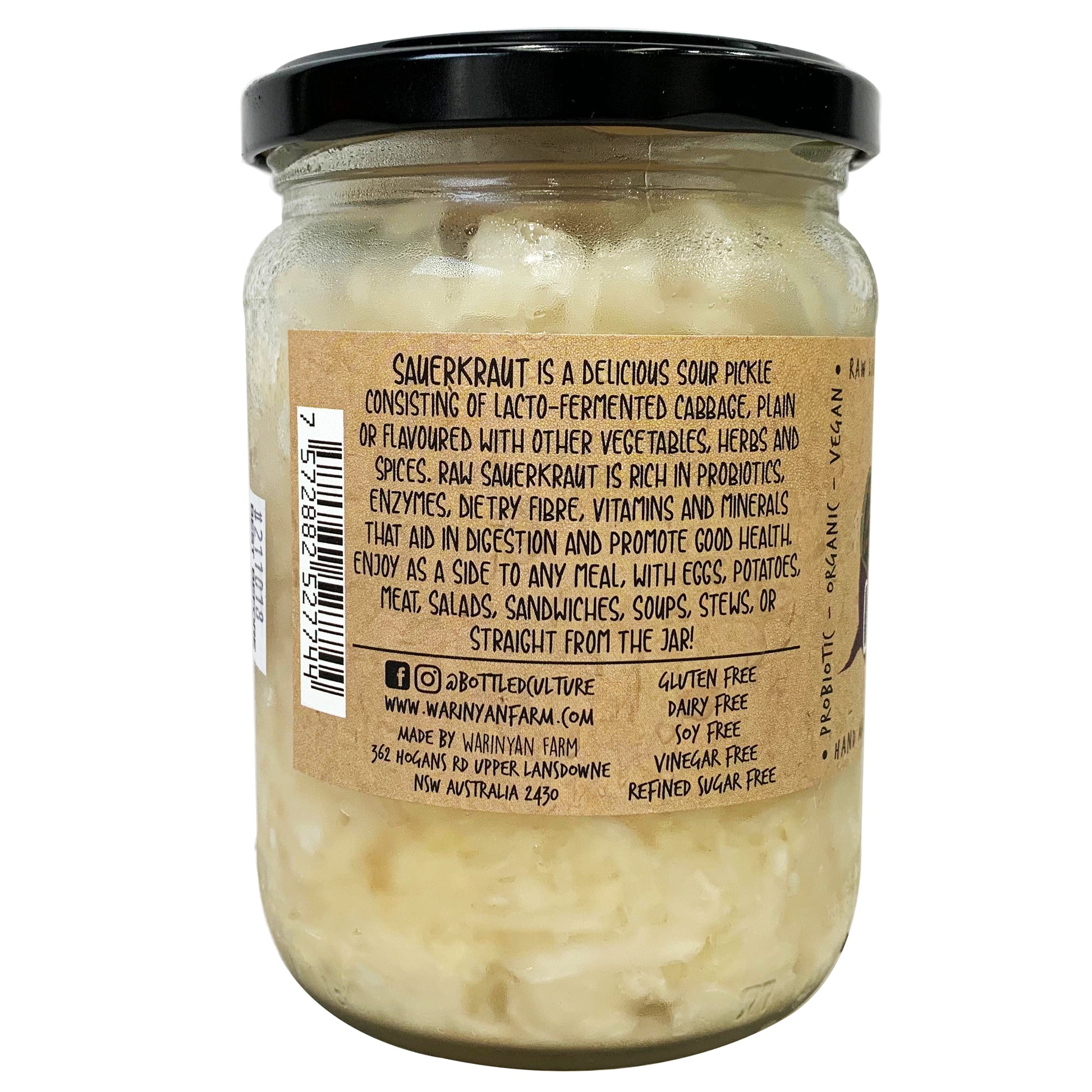 Bottled Culture - Sauer Kraut | Harris Farm Online