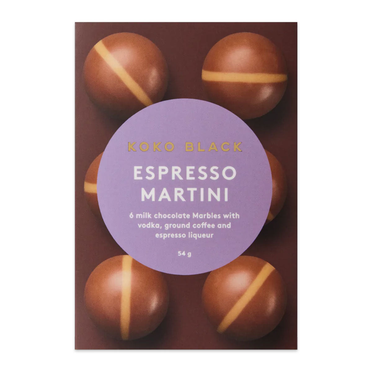 Koko Black Espresso Martini Marbles 54g | Harris Farm Online