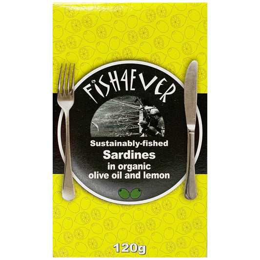 Fish4Ever Sardines In Organic Olive Oil and Lemon | Harris Farm Online