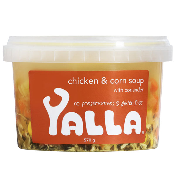 Yalla - Chicken & Corn Soup - with Coriander | Harris Farm Online