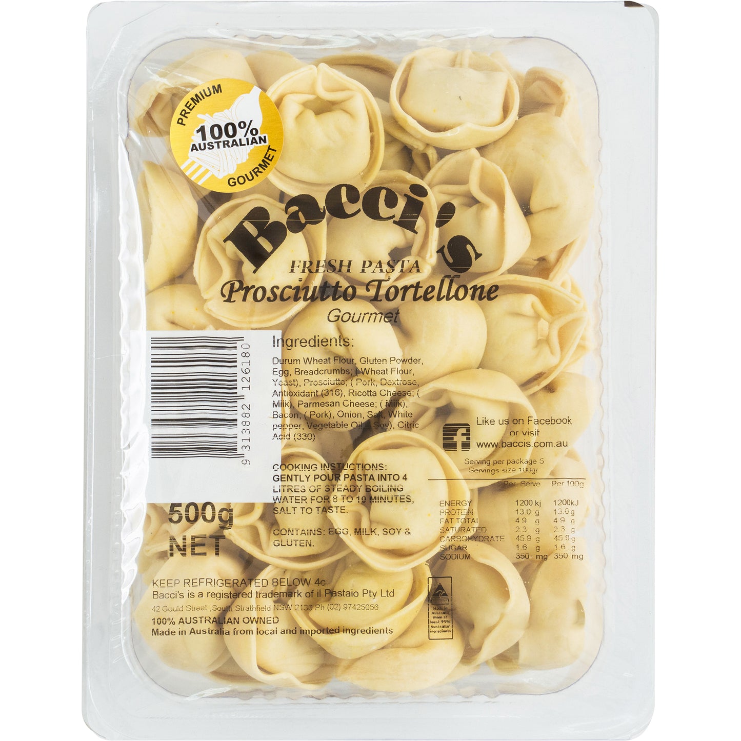 Bacci's Prosciutto Tortellone | Harris Farm Online