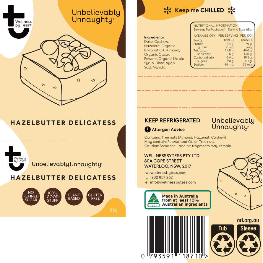 Wellness by Tess Hazelbutter Delicatess | Harris Farm Online